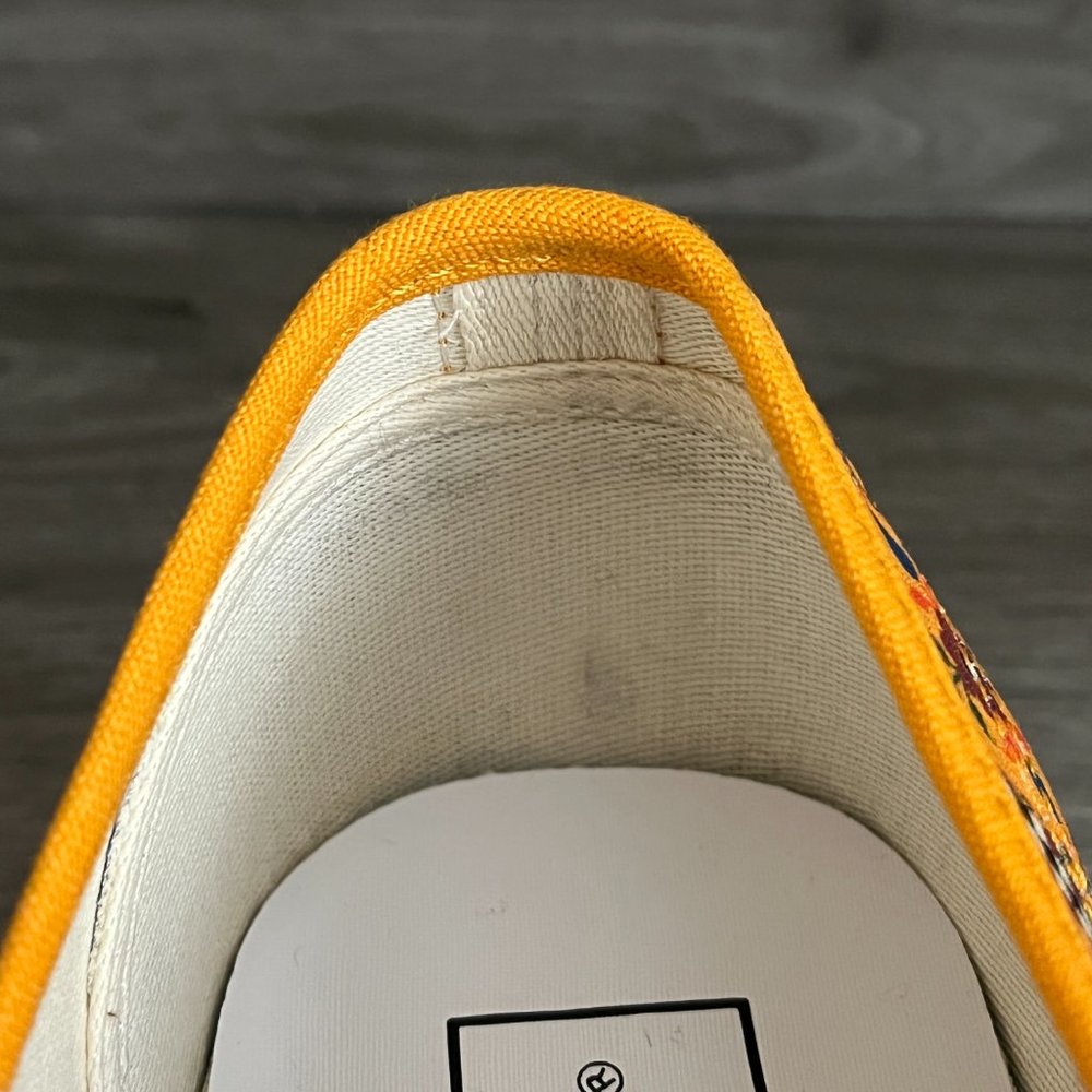 Vans Authentic 44 Dx Anaheim Factory Tile Check Yellow Size 10.5 Men's NWOB - Picture 8 of 8